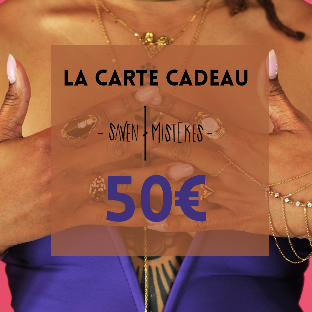 La carte cadeau à partir de 30€