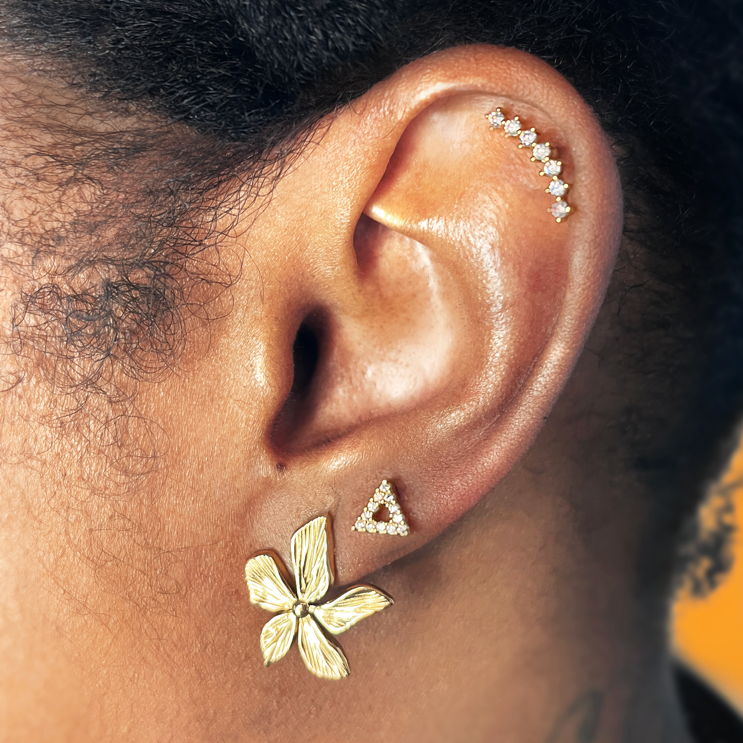 Piercing d'oreille PYRAMID